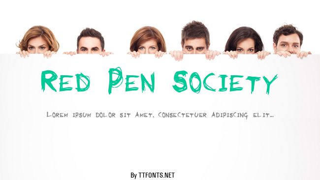 Red Pen Society example